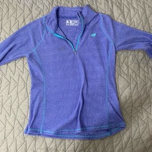 New balance purple quarter zip